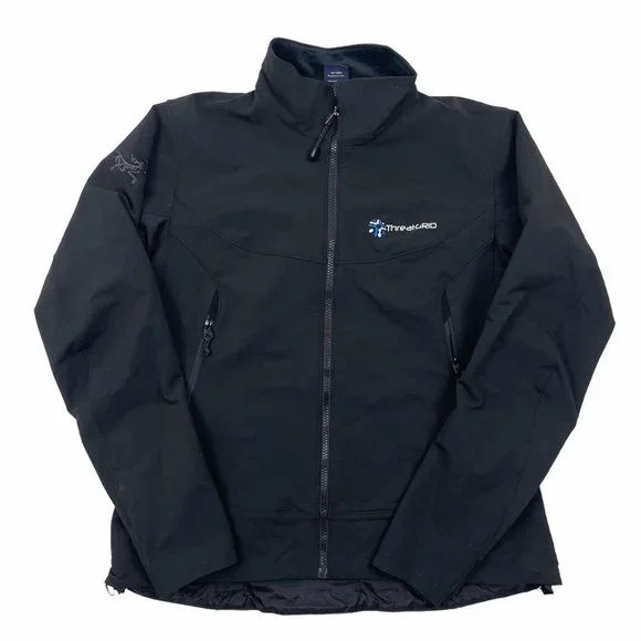 Arc'teryx Black Long Sleeved Full Zip Jumper Size Womens L - Picture 1 of 3